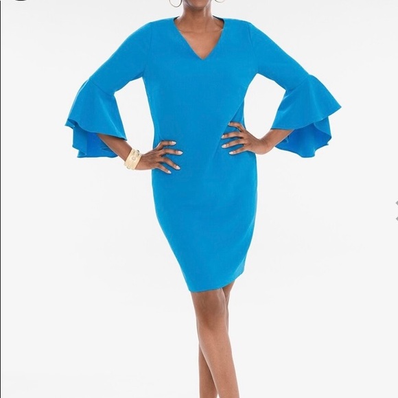 Chico's Dresses & Skirts - 🎉HOST PICK! Chico’s Solid Drama Sleeve Dress